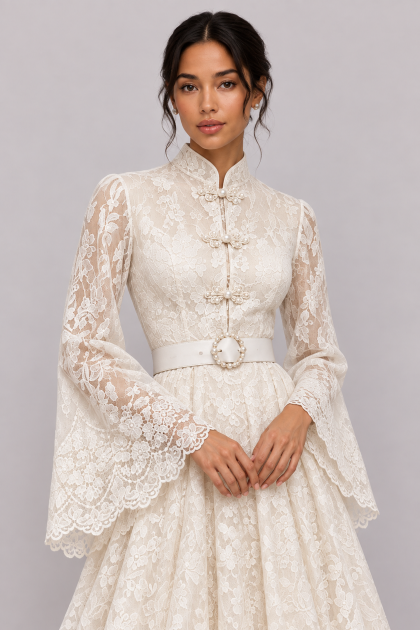 The Élodie Lace Maxi Dress