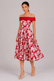 The Solene: Off-Shoulder Floral A-Line — product image 2