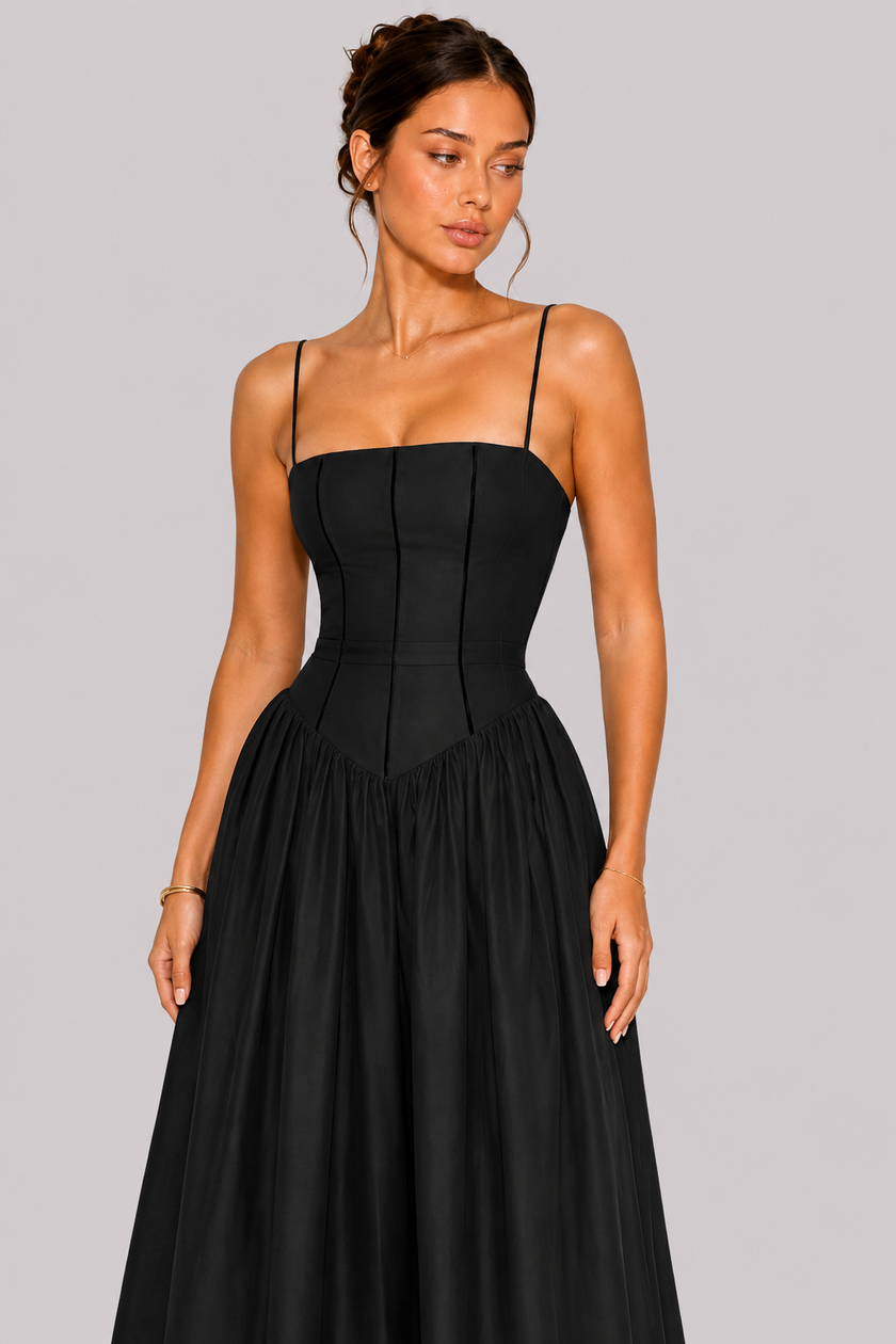 The Wisteria: Floral Halter Maxi — product image 7