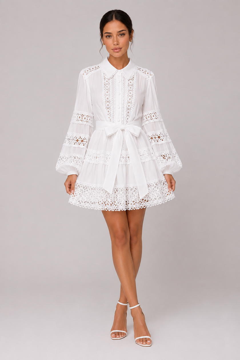 The Beatrice: Lantern Sleeve Retro Dress — product image 5