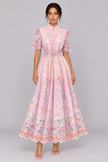 The Solène Lace A-Line Maxi Dress