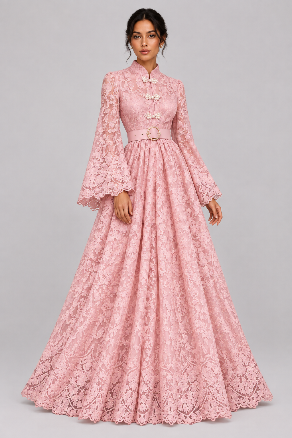 Élodie Lace Maxi Dress — product image 12