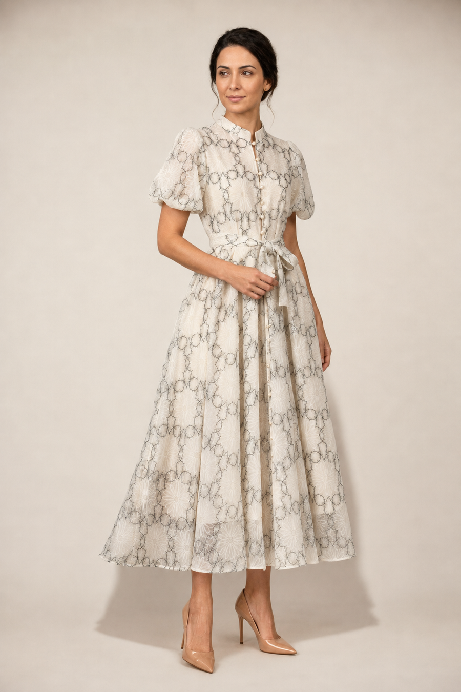 The Odette: Bell-Sleeve Sequin Gown — product image 4