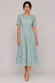 The Vivienne Ruffle Lace A-Line Dress