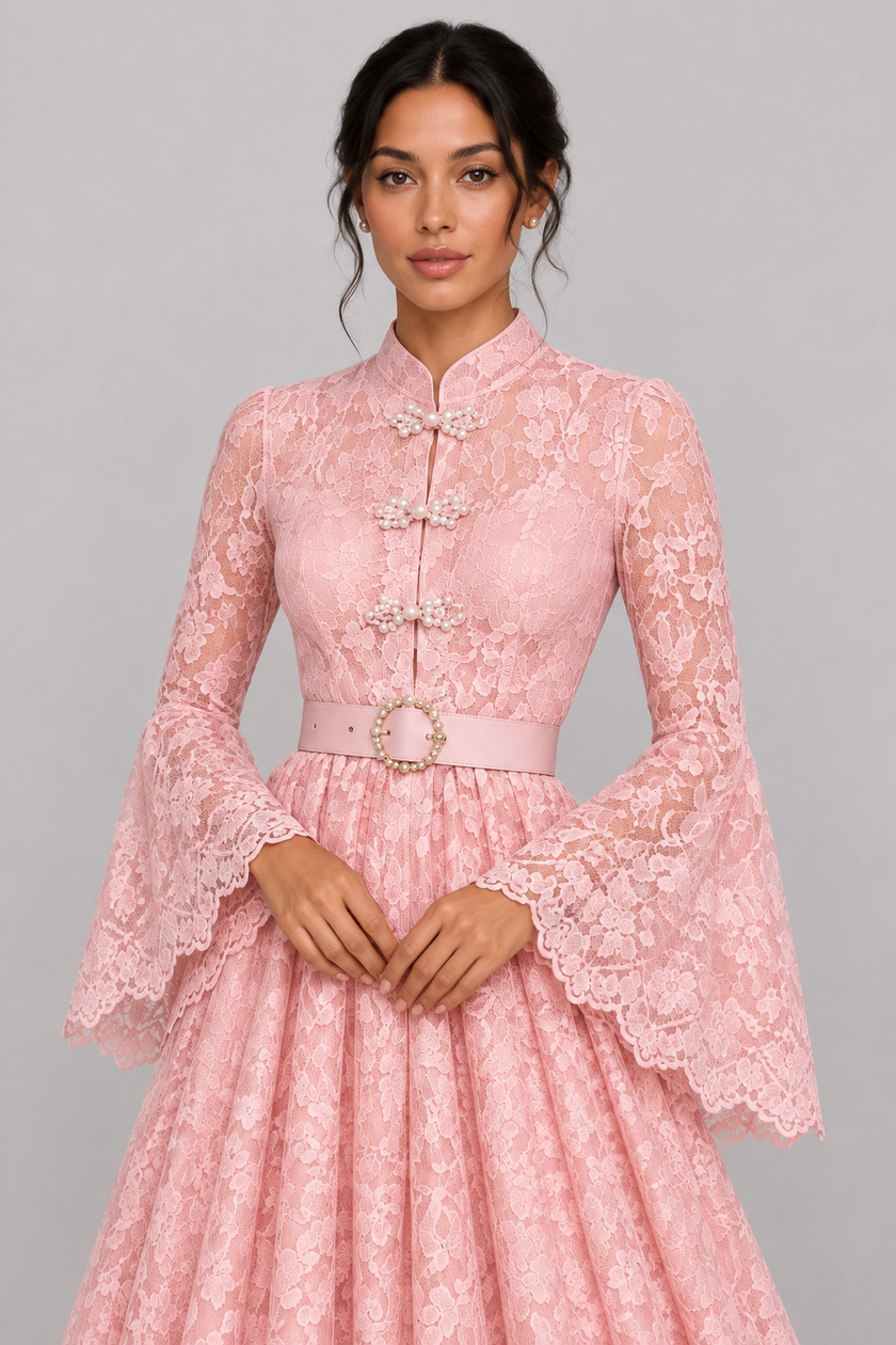 The Élodie Lace Maxi Dress