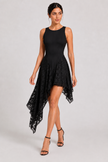 The Noelle: Asymmetric Lace Slip Dress — product image 8