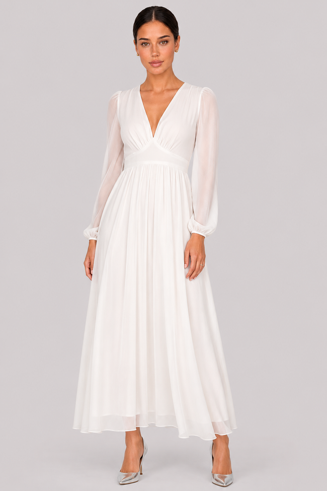 The Marchetti: Palace V-Neck Gown — product image 2