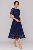 The Vivienne Ruffle Lace A-Line Dress