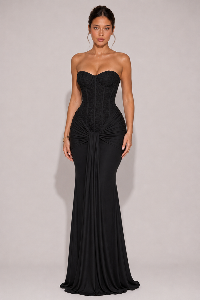 The Valentina: Strapless Empire Gown — product image 3