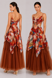 The Amara: Patchwork Floral Empire Maxi — product image 4