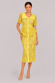 The Delphine: Ivory Guipure Lace Shirtdress — product image 18