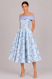 The Solene: Off-Shoulder Floral A-Line — product image 10