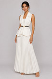 The Anaïs Pleated Belted Skirt Set