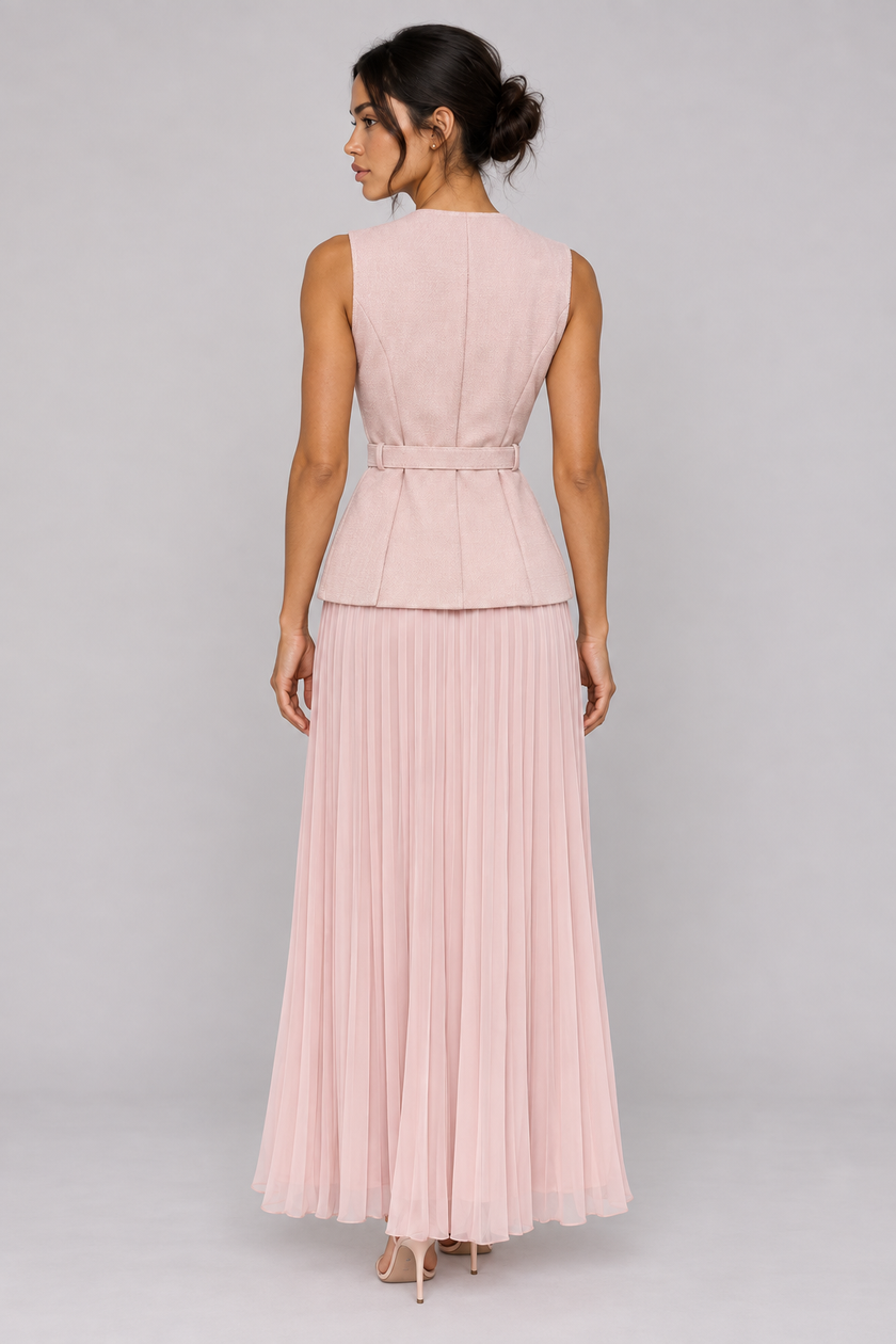 The Amara Pleated Two-Piece Set
