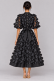 Fleur 3D Floral A-Line Midi Dress — product image 17