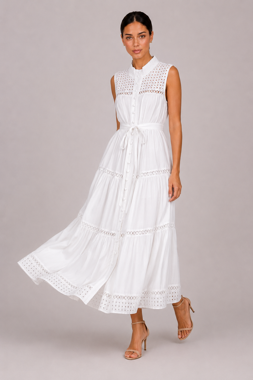 The Odalys: Cutout Collar Vacation Dress — product image 11