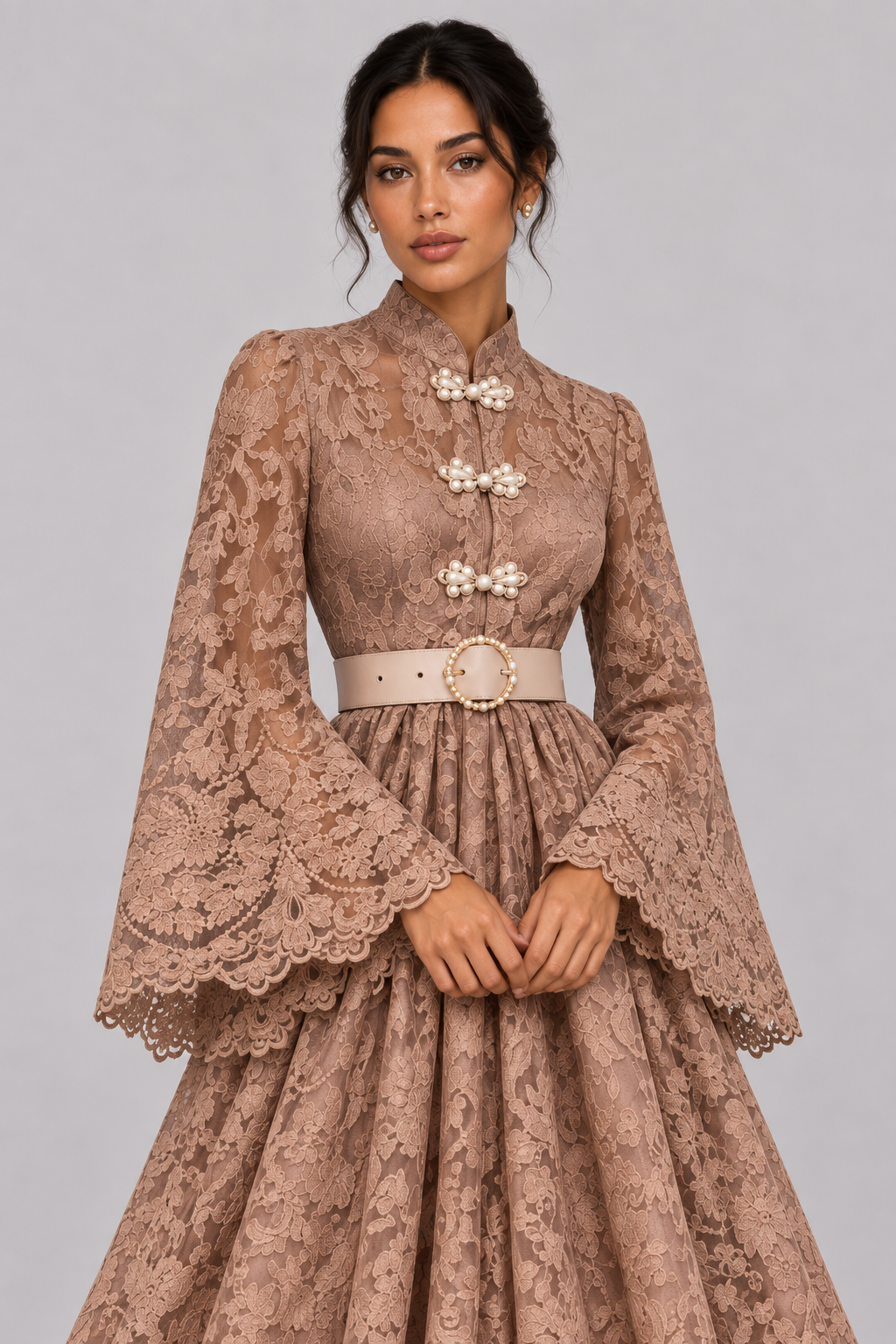 Élodie Lace Maxi Dress — product image 20