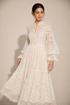 The Elodie: Mesh Embroidered Vacation Dress — product image 1
