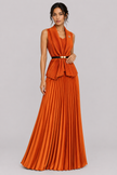 The Anaïs Pleated Belted Skirt Set