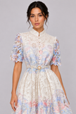 The Solène Lace A-Line Maxi Dress
