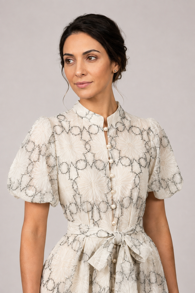 The Odette: Bell-Sleeve Sequin Gown — product image 2