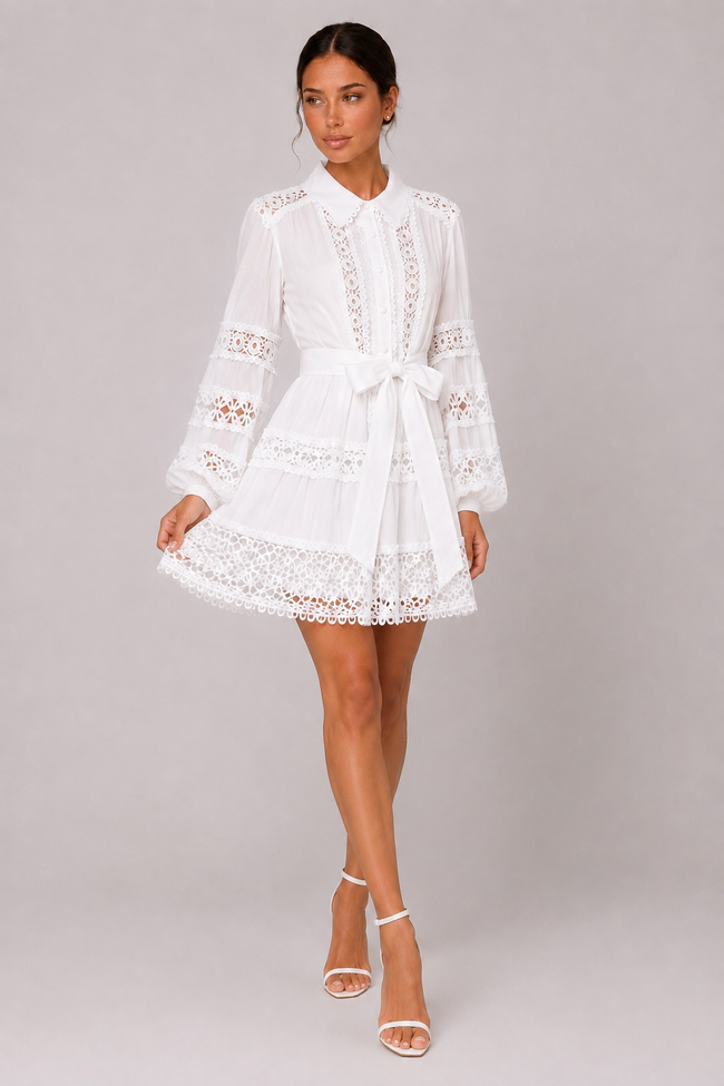 The Beatrice: Lantern Sleeve Retro Dress — product image 2