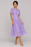 The Vivienne Ruffle Lace A-Line Dress