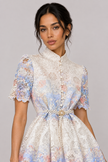 The Solène Lace A-Line Maxi Dress