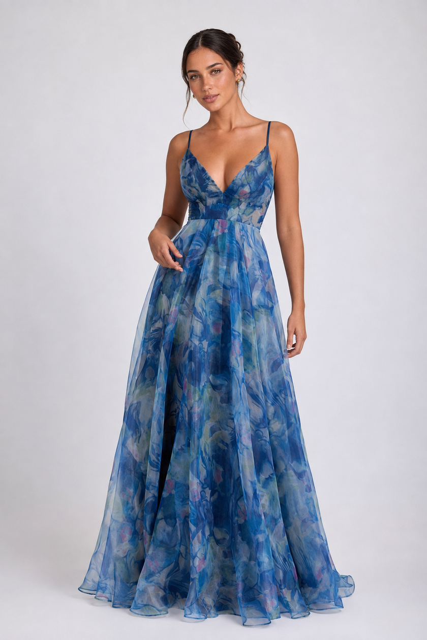 The Calliope: Backless Tie-Strap Maxi — product image 4