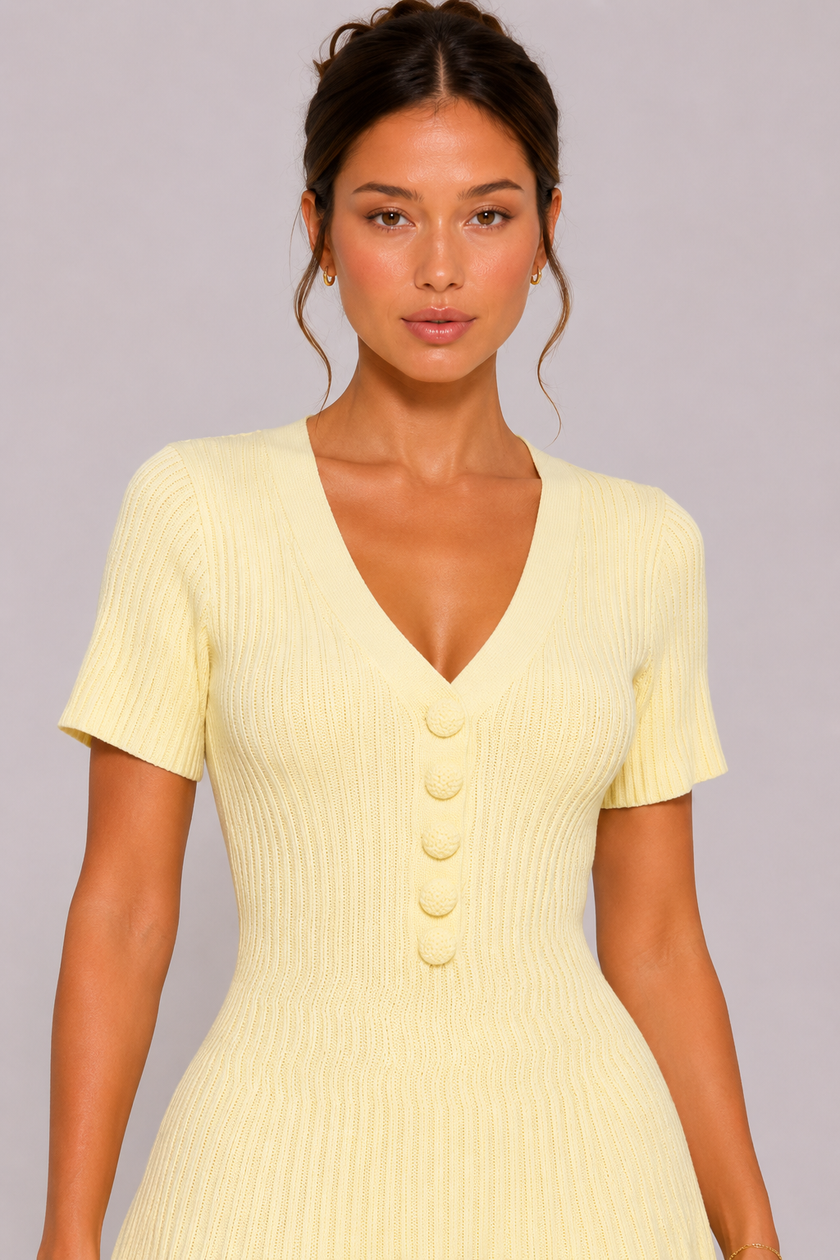 The Marceline: Knit Sweater A-Line Mini — product image 7