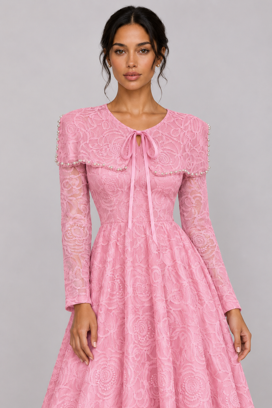 The Evelyne Beaded Floral Maxi Dress