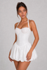 The Lucille: Solid V-Neck Lace Mini — product image 1
