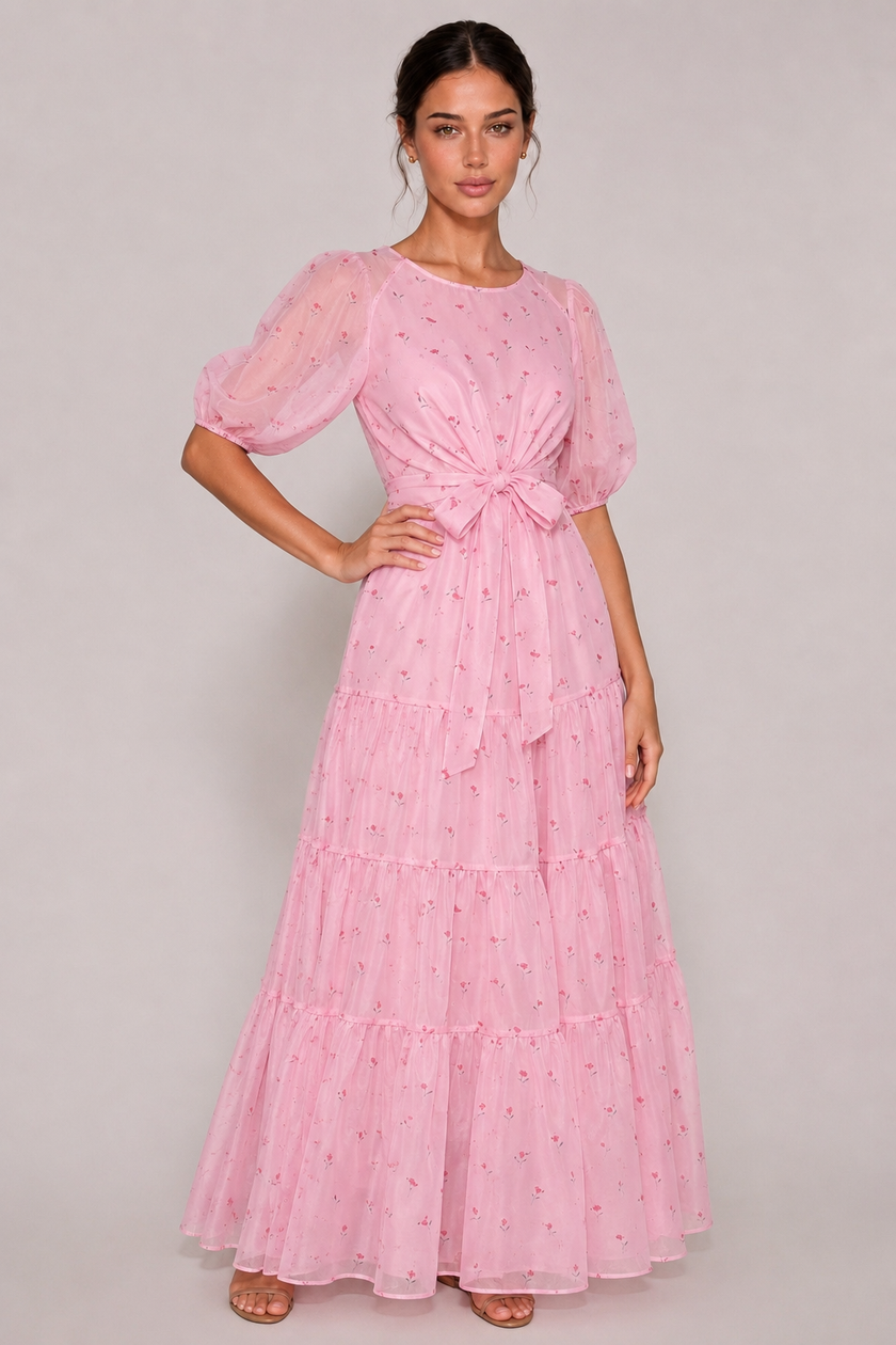 The Juliette: Puff Sleeve Party Midi — product image 3