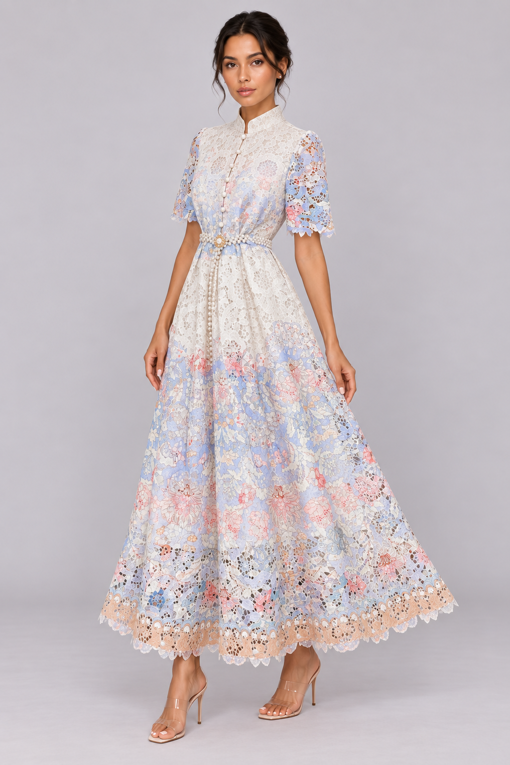 Solène Lace A-Line Maxi Dress — product image 13