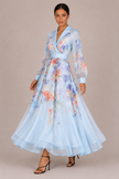 The Corinne: Chiffon Lace-Up Vacation Dress — product image 6