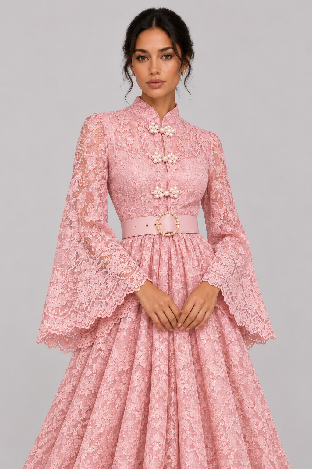 Élodie Lace Maxi Dress — product image 9