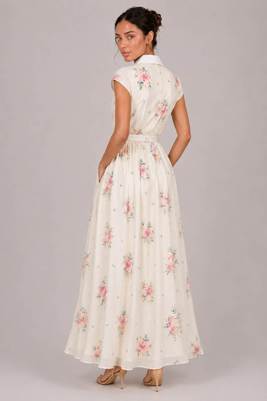 The Adele: Printed Midi Dress — product image 4