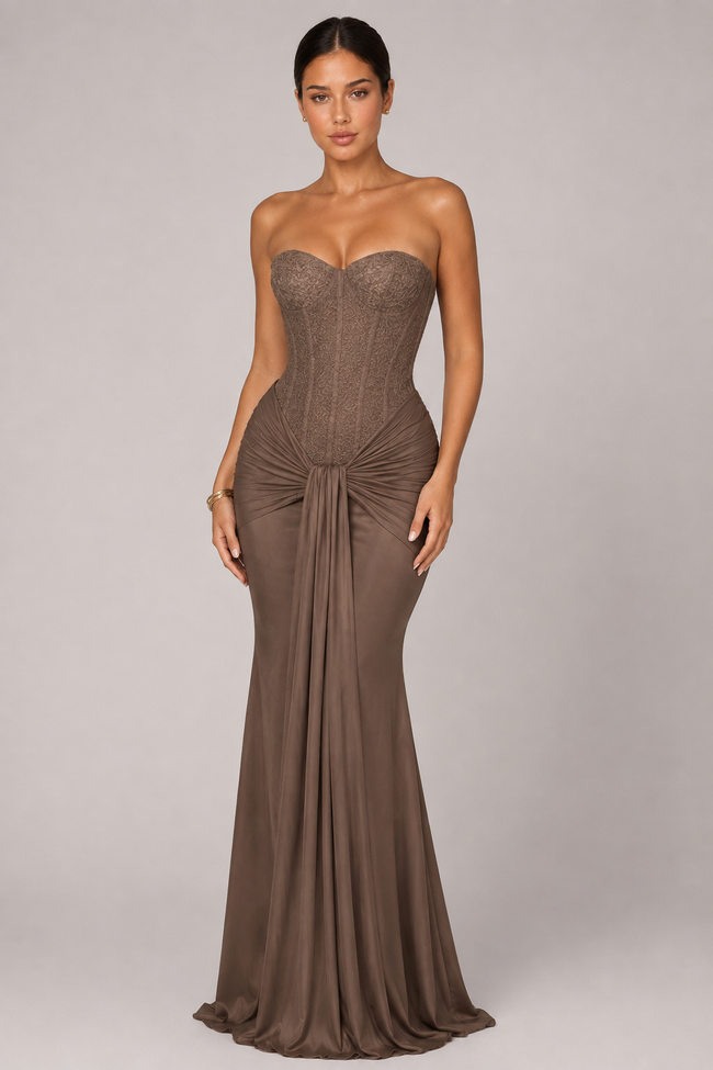The Valentina: Strapless Empire Gown — product image 14