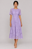 The Vivienne Ruffle Lace A-Line Dress