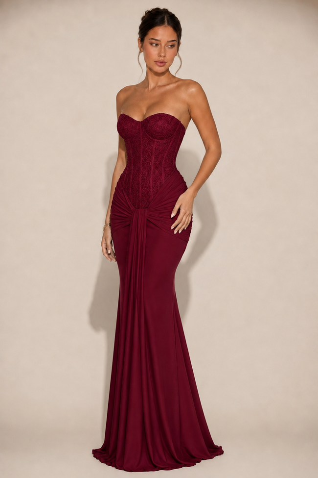 The Valentina: Strapless Empire Gown — product image 7