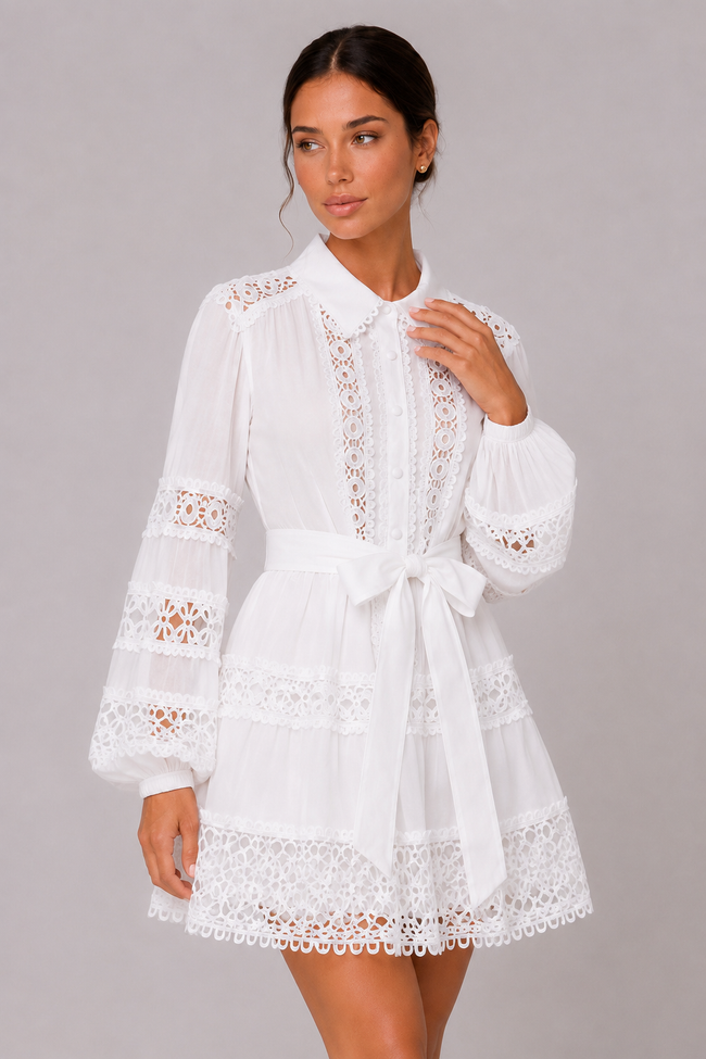 The Beatrice: Lantern Sleeve Retro Dress — product image 1