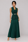 The Anaïs Pleated Belted Skirt Set
